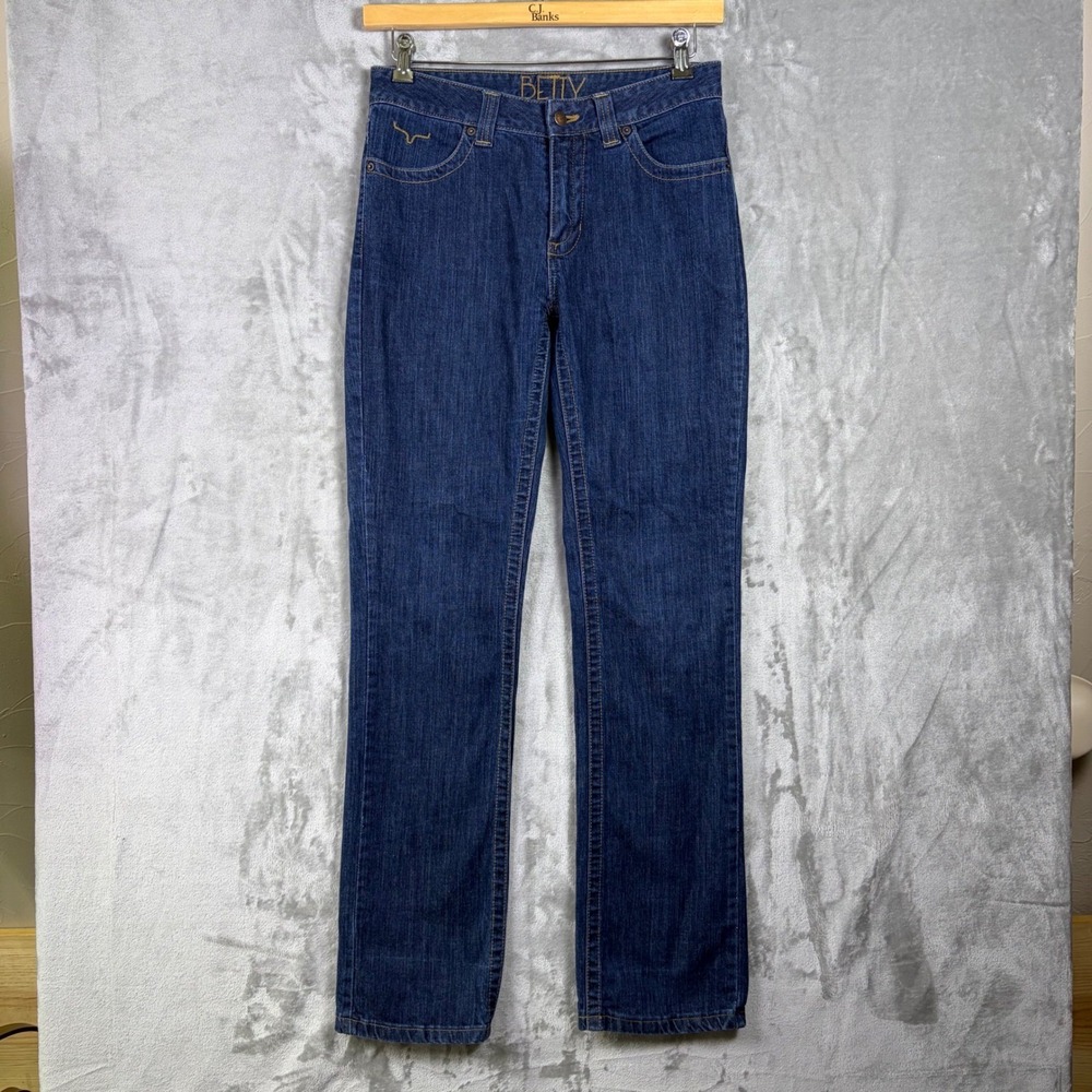 Kimes Ranch Jeans Betty Size 8/34 Western Denim Blue Women